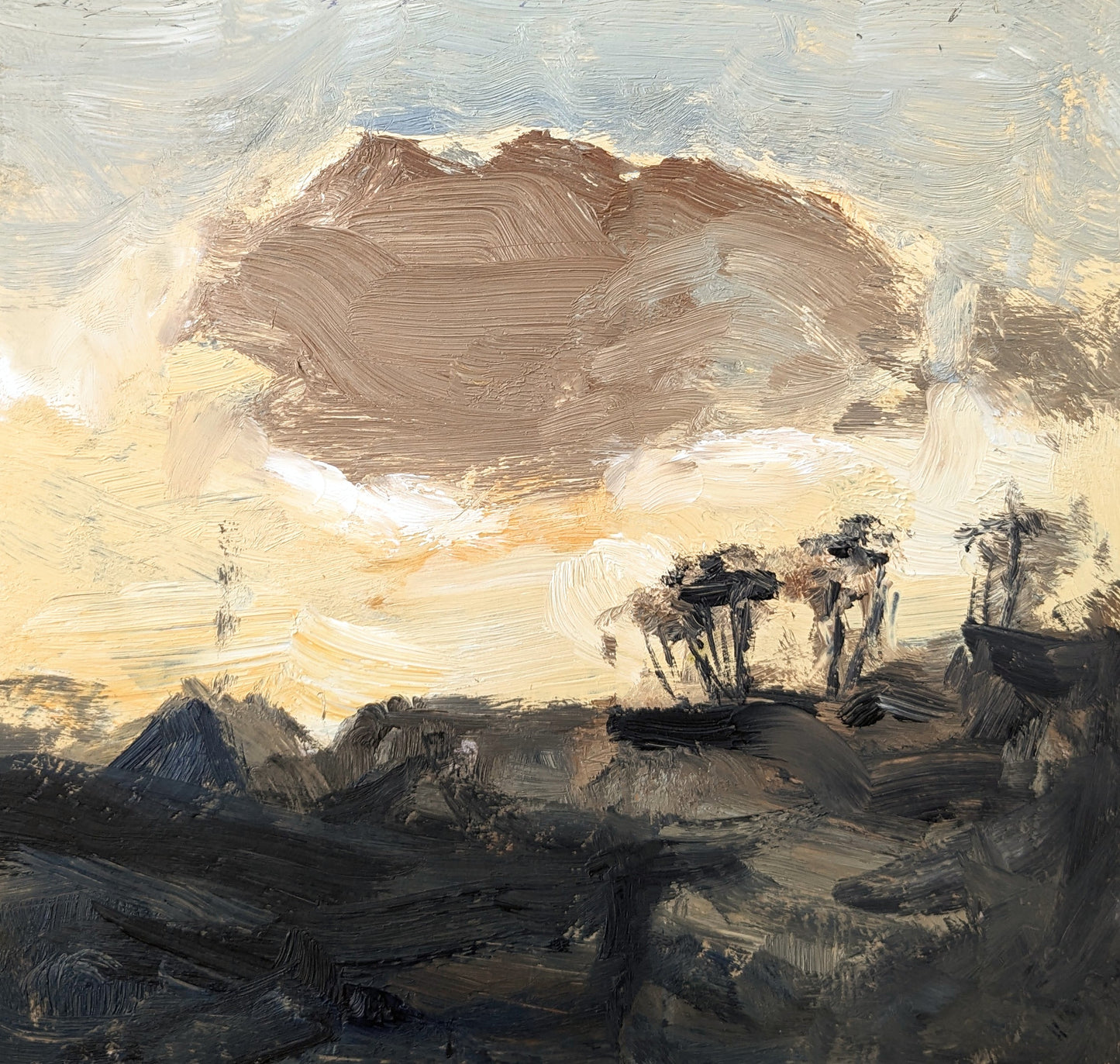 Sundown, Cornish Hillside