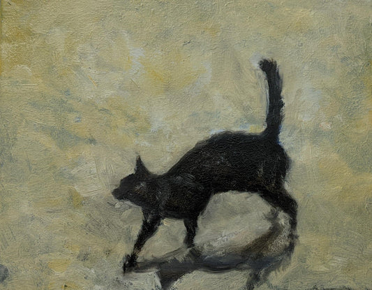 Black Cat [Exhibited at Royal Society of British Artists, 2021]